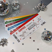 Load image into Gallery viewer, Surprise Reveal Football Match ticket