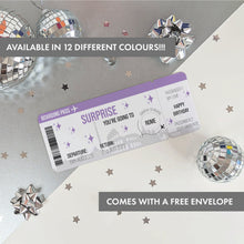 Load image into Gallery viewer, ROME Surprise Reveal Holiday Ticket/Boarding Pass