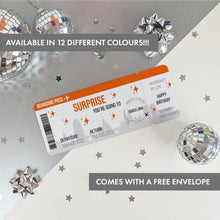 Load image into Gallery viewer, BARCELONA Surprise Reveal Holiday Ticket/Boarding Pass