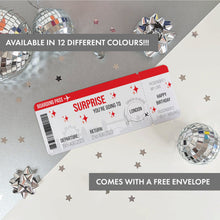 Load image into Gallery viewer, LONDON Surprise Reveal Holiday Ticket/Boarding Pass