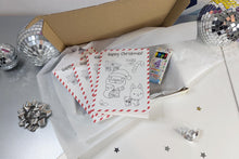 Load image into Gallery viewer, Colour Your Own Christmas Cards | RED