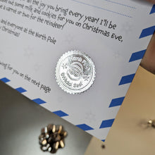 Load image into Gallery viewer, Official Santa Letter, template - Modern BLUE Design