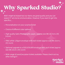 Load image into Gallery viewer, a pink poster with the words why sparked studio?