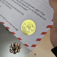 Load image into Gallery viewer, Official Santa Letter, template - Modern RED Design