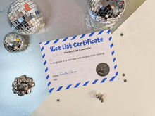 Load image into Gallery viewer, Official Santa Letter, template - Modern BLUE Design