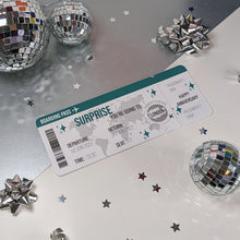 Load image into Gallery viewer, Surprise Reveal Holiday Boarding Pass, Star Detail
