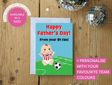 Load image into Gallery viewer, Football Fathers Day Card | 1st Father&#39;s Day
