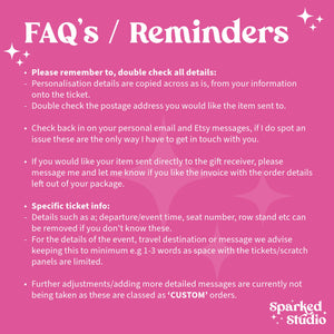 a pink poster with the words faq&#39;s reminders