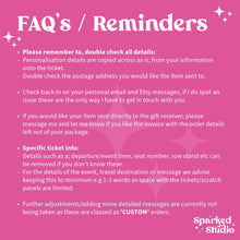 Load image into Gallery viewer, a pink poster with the words faq&#39;s reminders
