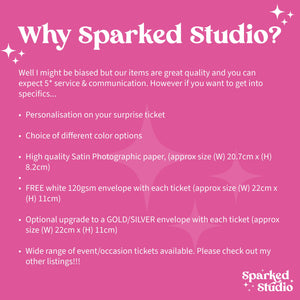 a pink poster with the words why sparked studio?