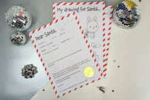 Load image into Gallery viewer, Official Santa Letter, template - Modern RED Design
