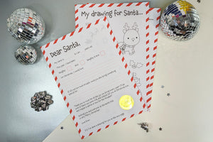 Official Santa Letter, template - Modern RED Design