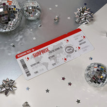 Load image into Gallery viewer, Surprise Boarding Pass/Holiday ticket - Star Detail
